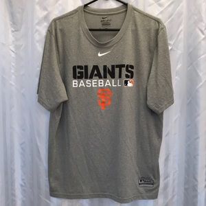 Nike San Francisco Giants gray tee shirt, size L